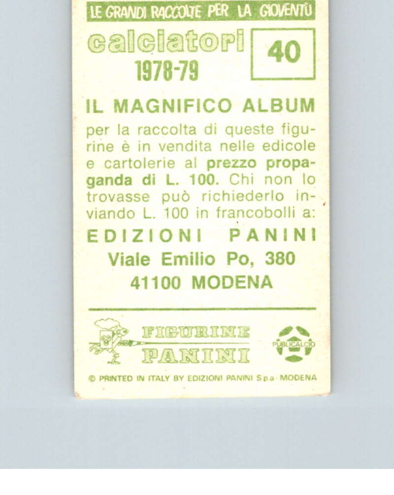 1978-79 Panini Calciatori Soccer #40 Gian Filippo Reali V28271