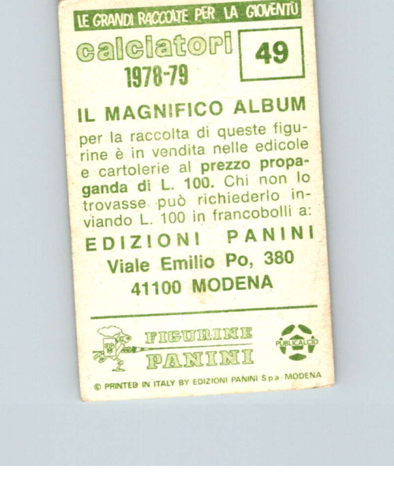 1978-79 Panini Calciatori Soccer #49 Ugo Tosetto V28275