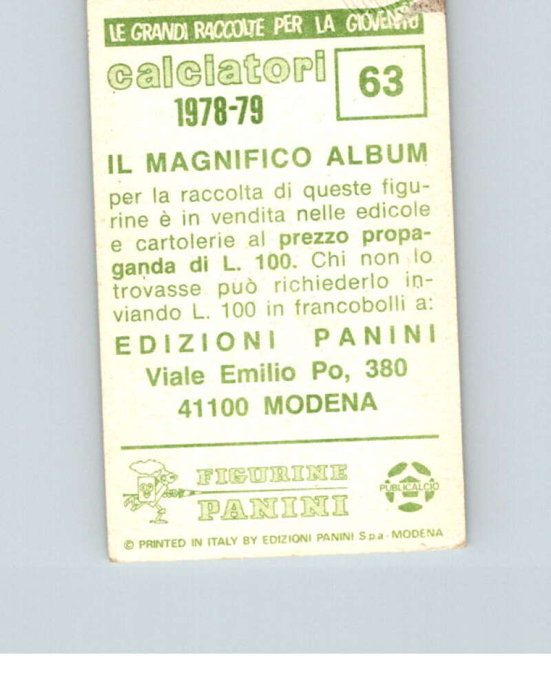 1978-79 Panini Calciatori Soccer #63 Adelmo Paris V28278