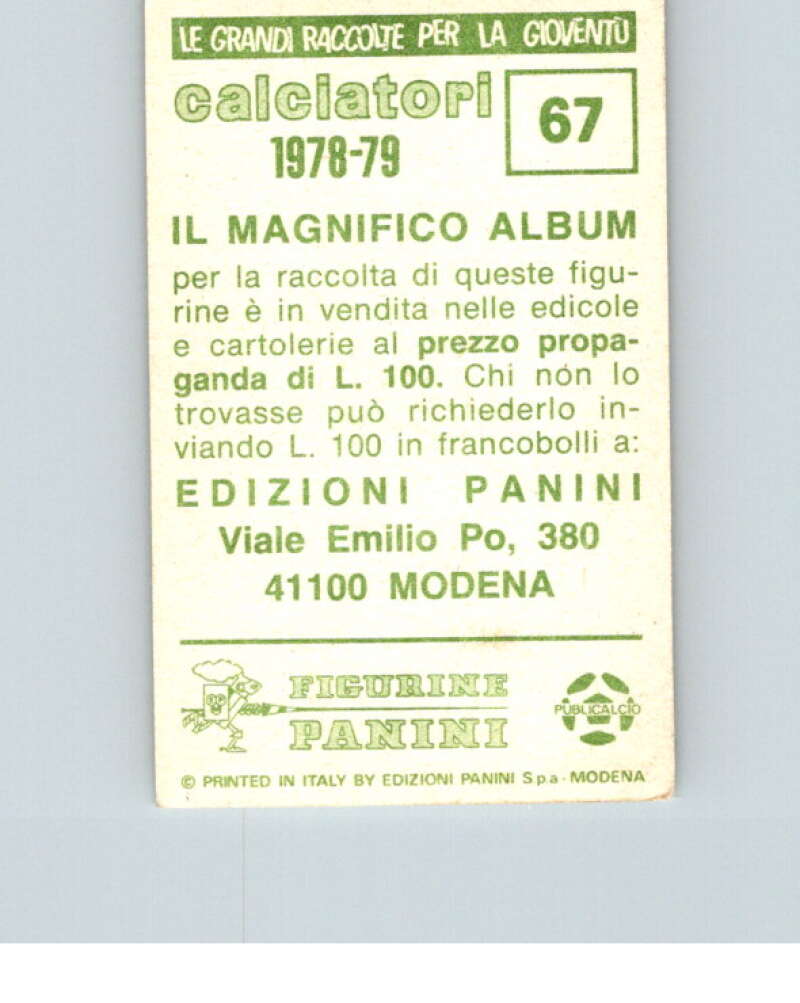 1978-79 Panini Calciatori Soccer #67 Franco Colomba V28281