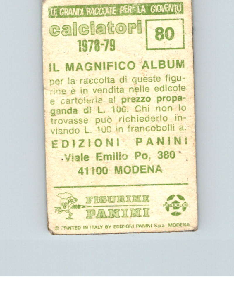 1978-79 Panini Calciatori Soccer #80 Manlio Zanini V28285