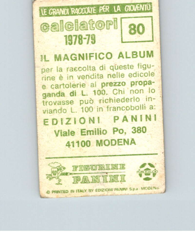 1978-79 Panini Calciatori Soccer #80 Manlio Zanini V28286