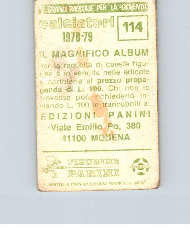 1978-79 Panini Calciatori Soccer #114 Graziano Bini V28292