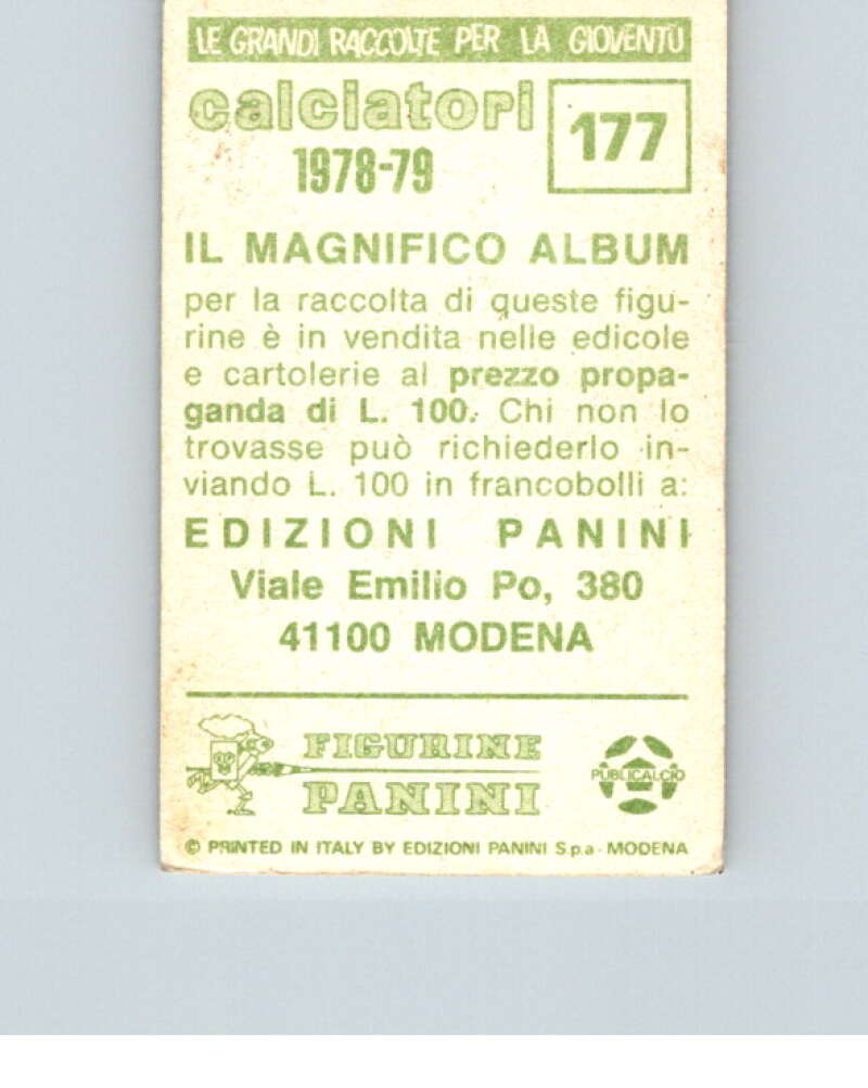 1978-79 Panini Calciatori Soccer #177 Pietro Ghedin V28304