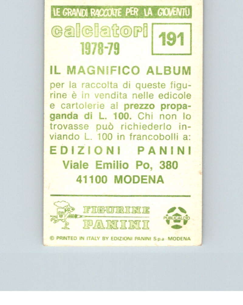 1978-79 Panini Calciatori Soccer #191 Ruben Buriani V28308