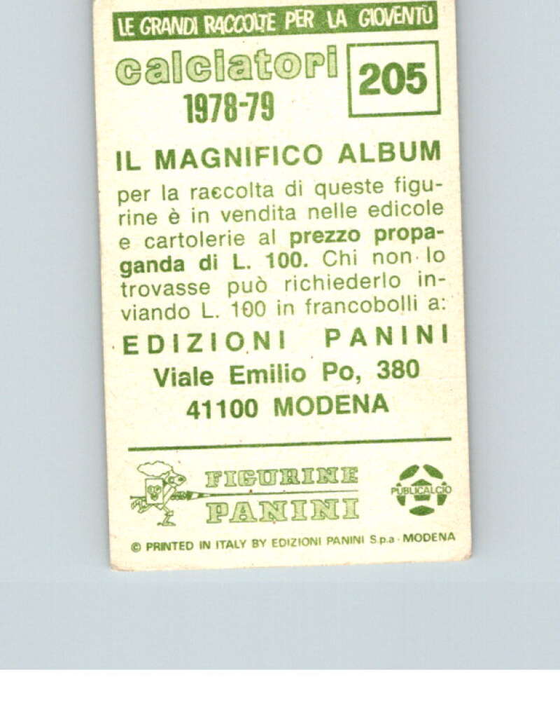 1978-79 Panini Calciatori Soccer #205 Sauro Catellani V28309