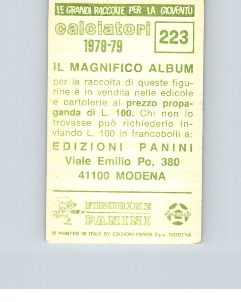 1978-79 Panini Calciatori Soccer #223 Mauro Della Martira V28315