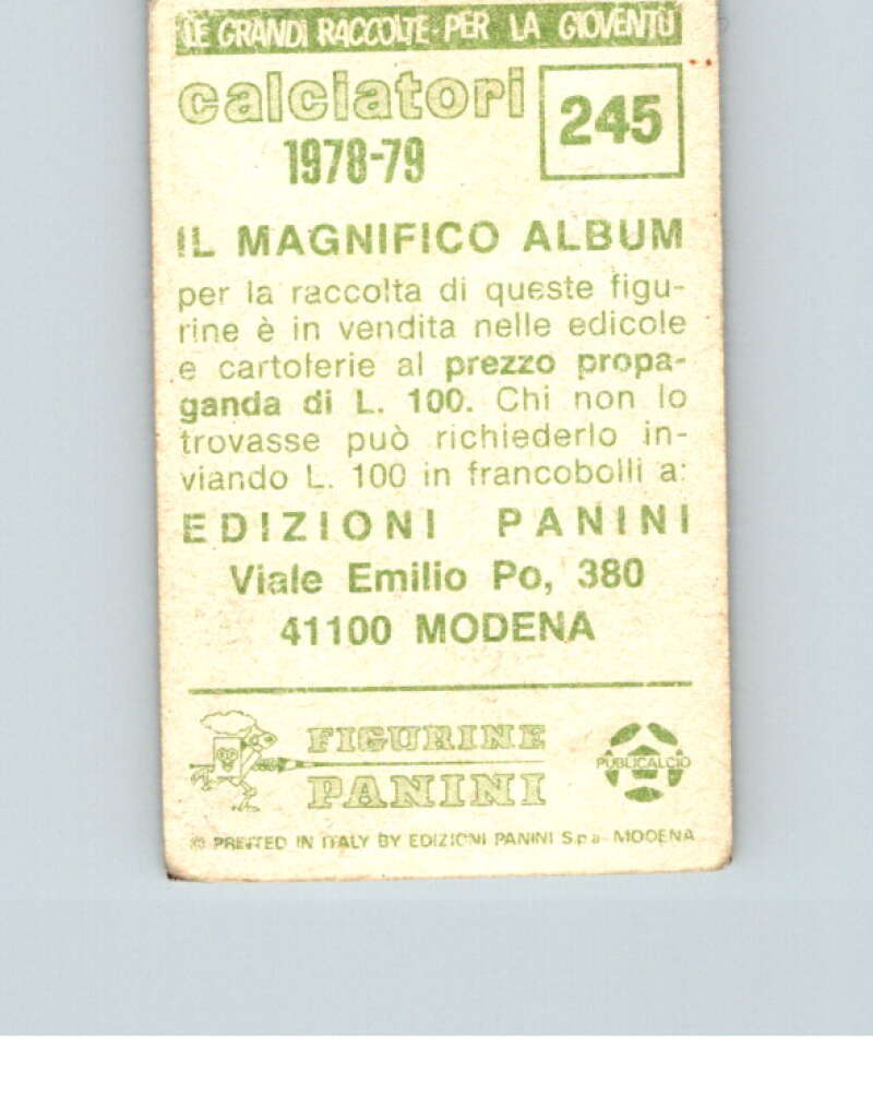 1978-79 Panini Calciatori Soccer #245 Domenico Maggiora V28321