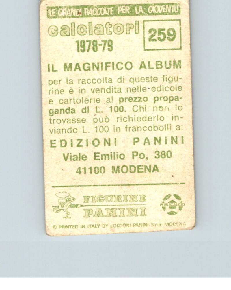 1978-79 Panini Calciatori Soccer #259 Roberto Mozzini V28324