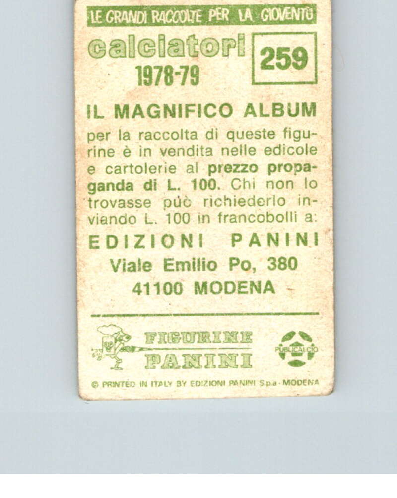 1978-79 Panini Calciatori Soccer #259 Roberto Mozzini V28325