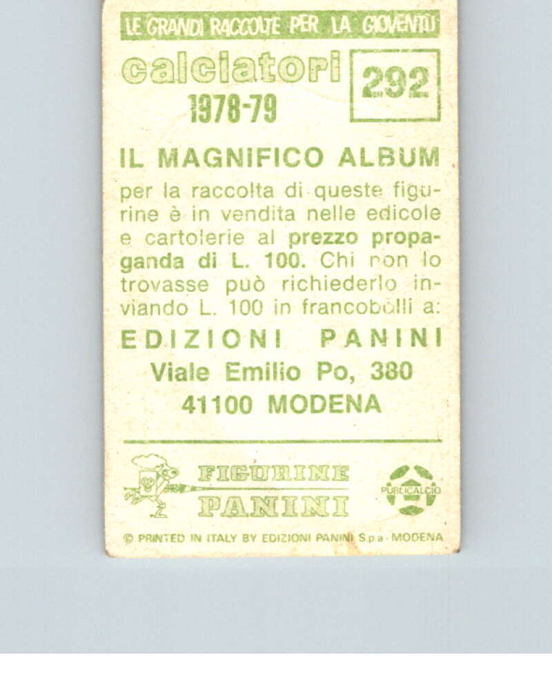 1978-79 Panini Calciatori Soccer #292 Team Flags V28335