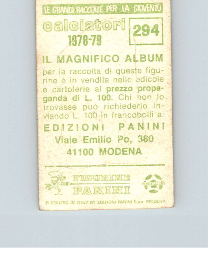 1978-79 Panini Calciatori Soccer #294 Team Flags V28337