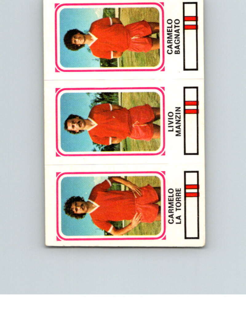 1978-79 Panini Calciatori Soccer #317 La Torre, Manzin, Bagnato V28344