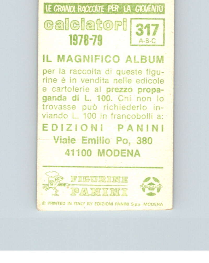 1978-79 Panini Calciatori Soccer #317 La Torre, Manzin, Bagnato V28344