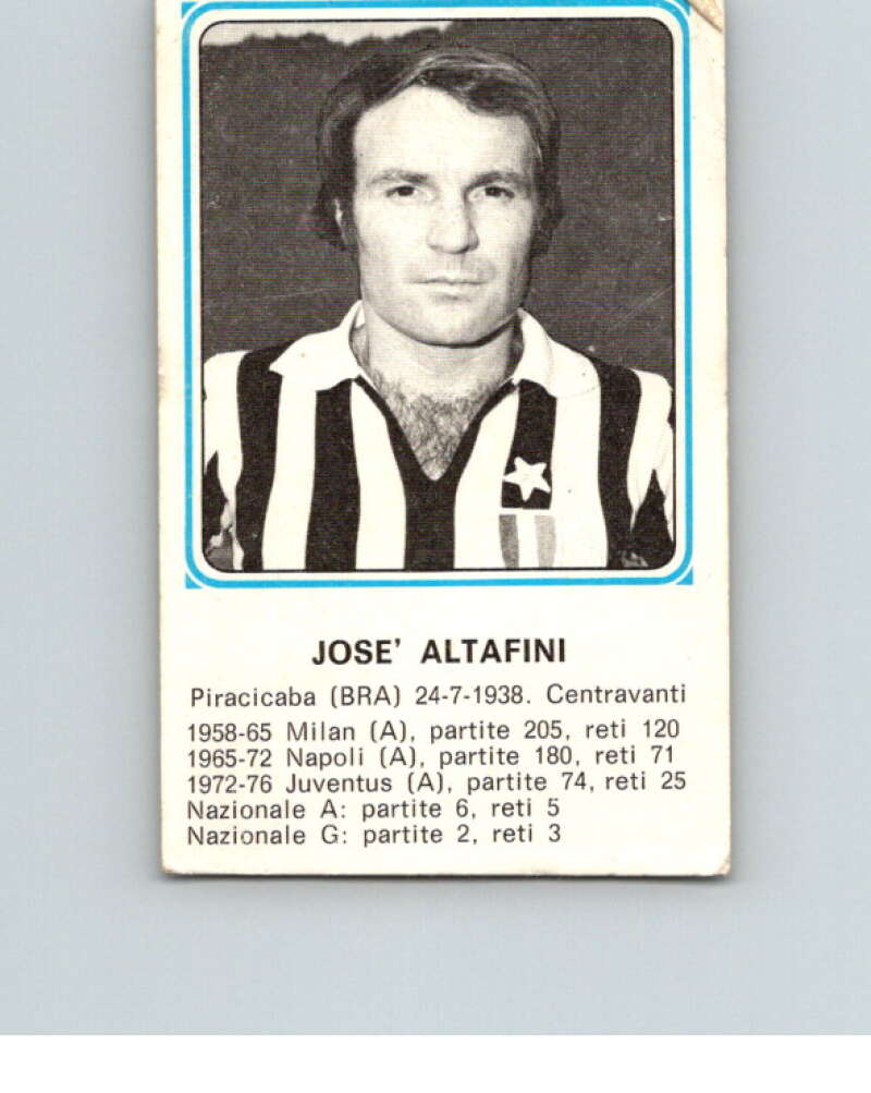 1978-79 Panini Calciatori Soccer #321 Jose' Altafini V28345