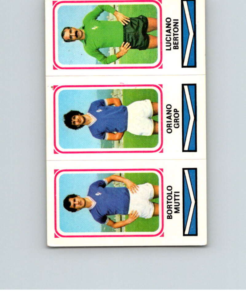 1978-79 Panini Calciatori Soccer #327 Mutti, Grop, Bertoni V28347