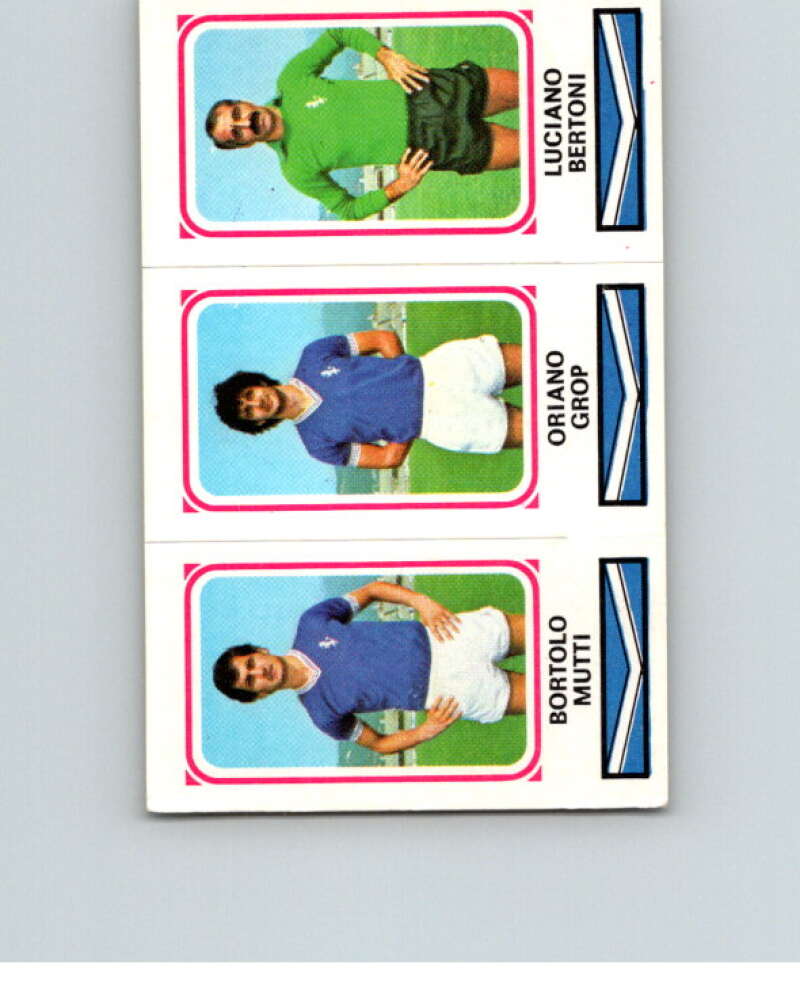 1978-79 Panini Calciatori Soccer #327 Mutti, Grop, Bertoni V28348