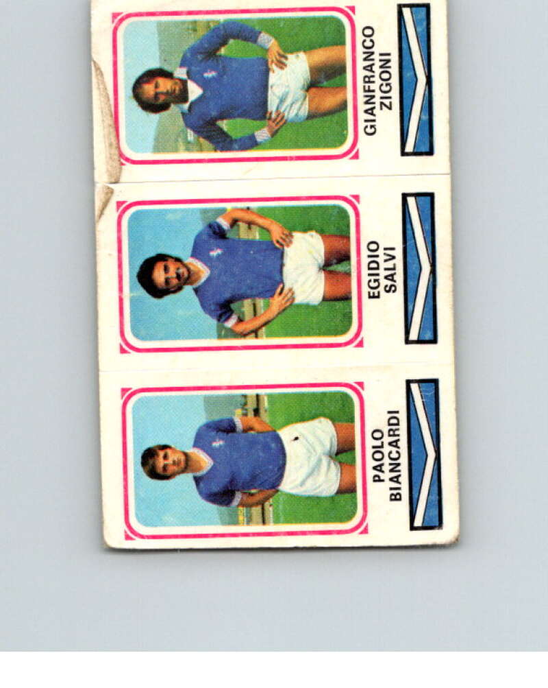 1978-79 Panini Calciatori Soccer #328 Biancardi, Salvi, Zigoni V28349