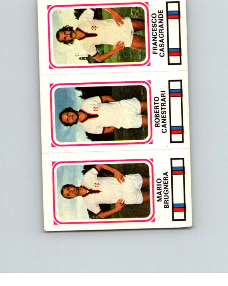 1978-79 Panini Calciatori Soccer #335 Brugnera, Canestrari, Casagrande V28353