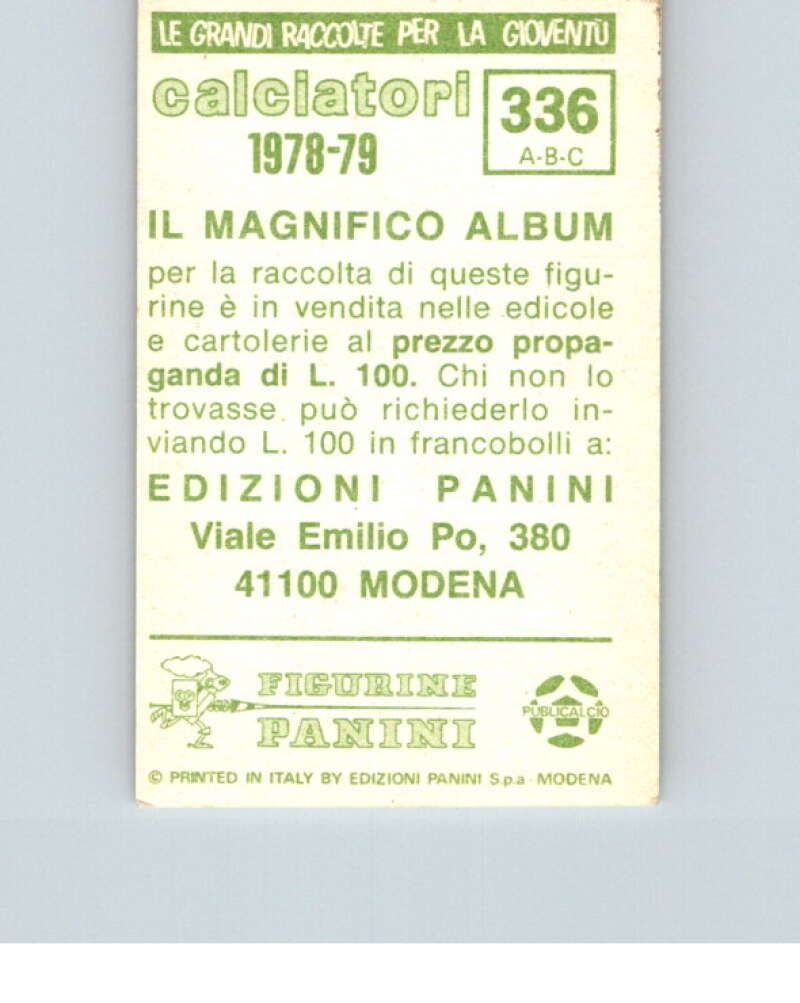 1978-79 Panini Calciatori Soccer #336 Quagliozzi, Marchetti, Bellini V28354