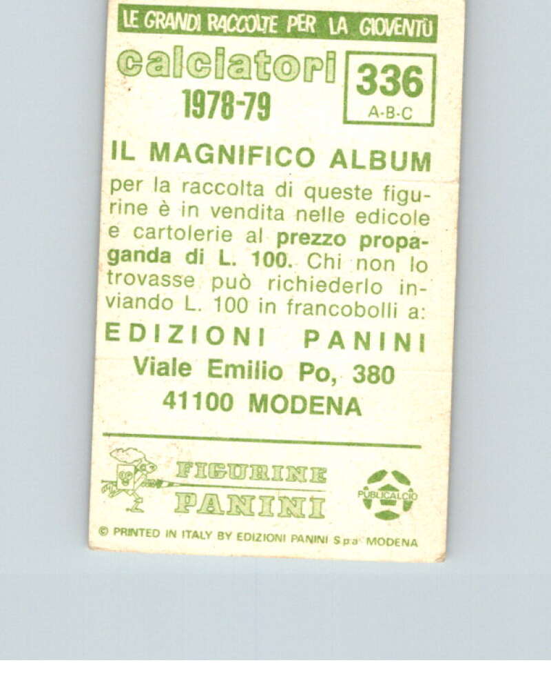 1978-79  Panini Calciatori Soccer #336 Quagliozzi, Marchetti, Bellini  V28355