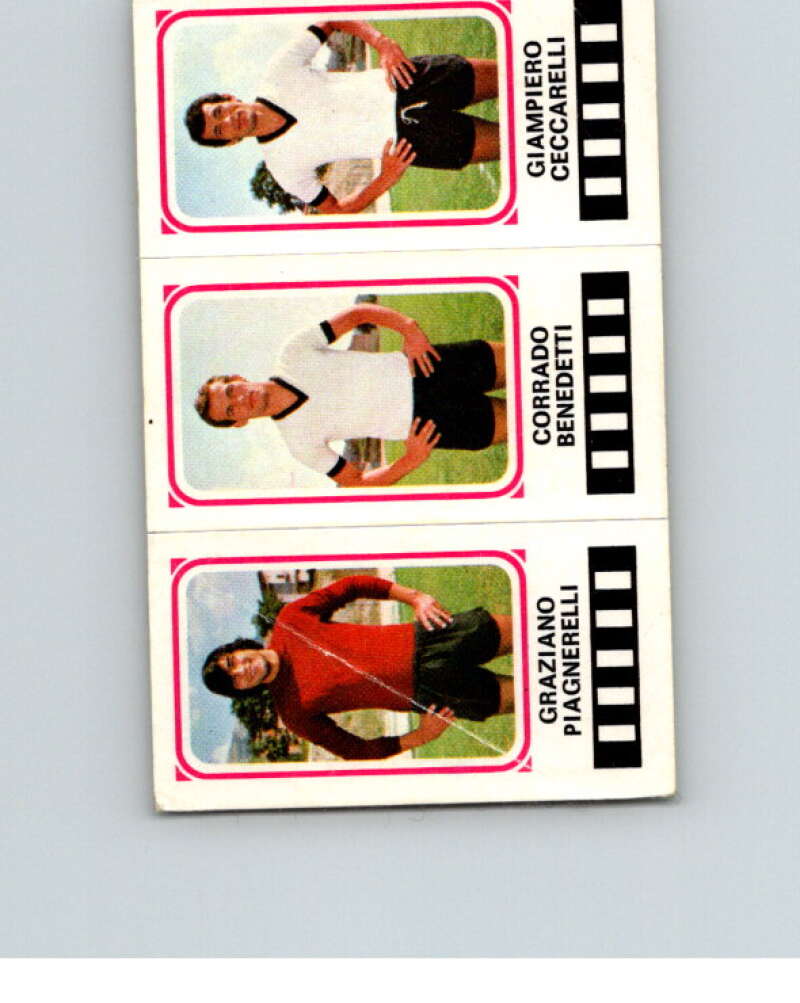 1978-79 Panini Calciatori Soccer #344 Piagnerelli, Benedetti, Ceccarelli V28358