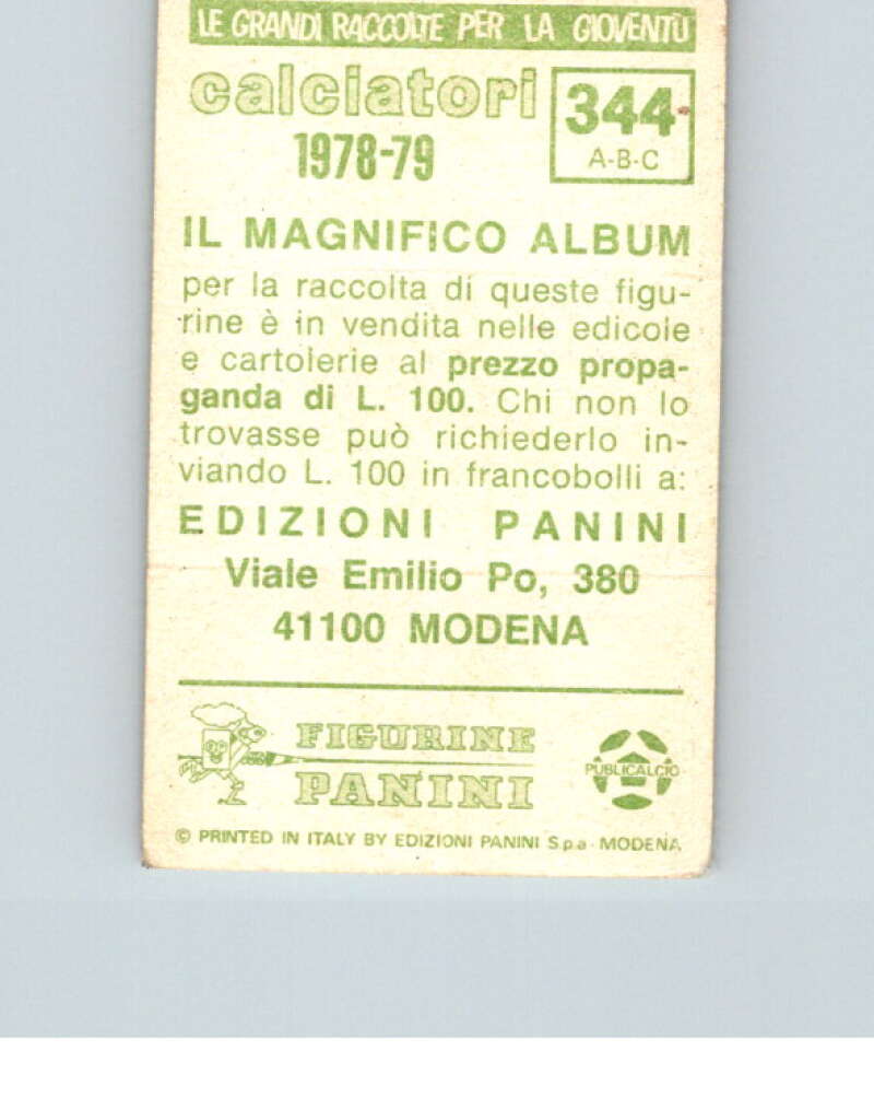 1978-79 Panini Calciatori Soccer #344 Piagnerelli, Benedetti, Ceccarelli V28359