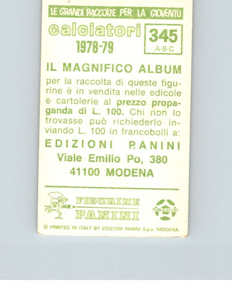 1978-79 Panini Calciatori Soccer #345 Fabbri, Oddi, Piangerelli V28360