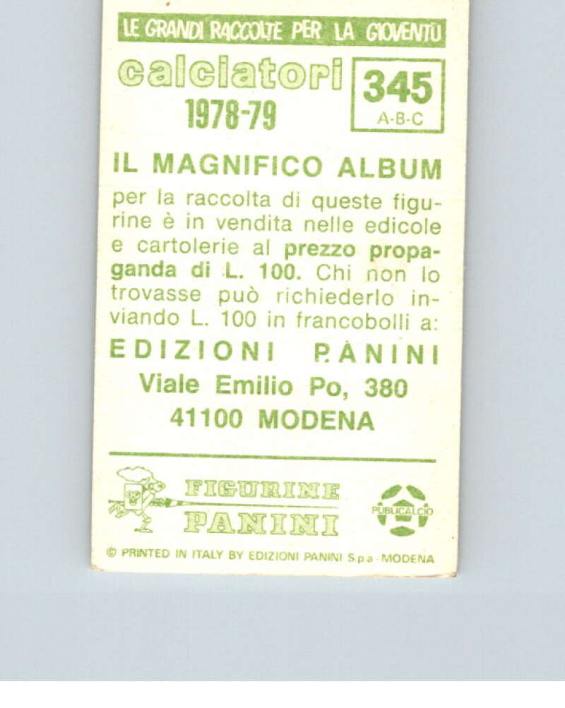 1978-79  Panini Calciatori Soccer #345 Fabbri, Oddi, Piangerelli  V28360