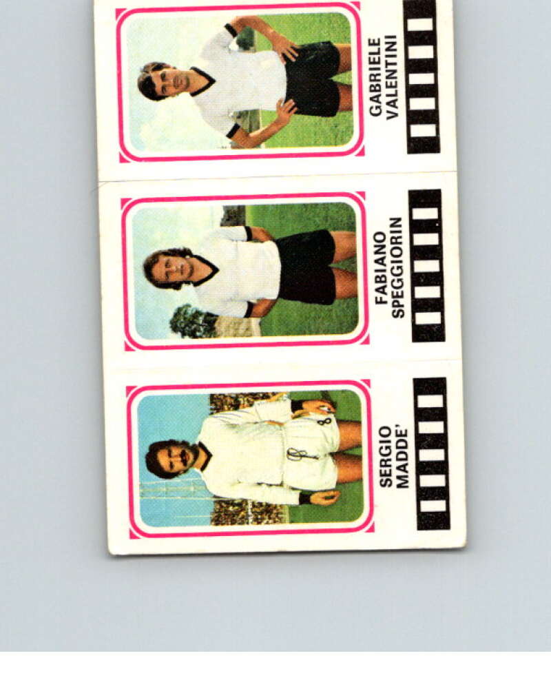 1978-79 Panini Calciatori Soccer #346 Madde, Speggiorin, Valentini V28361