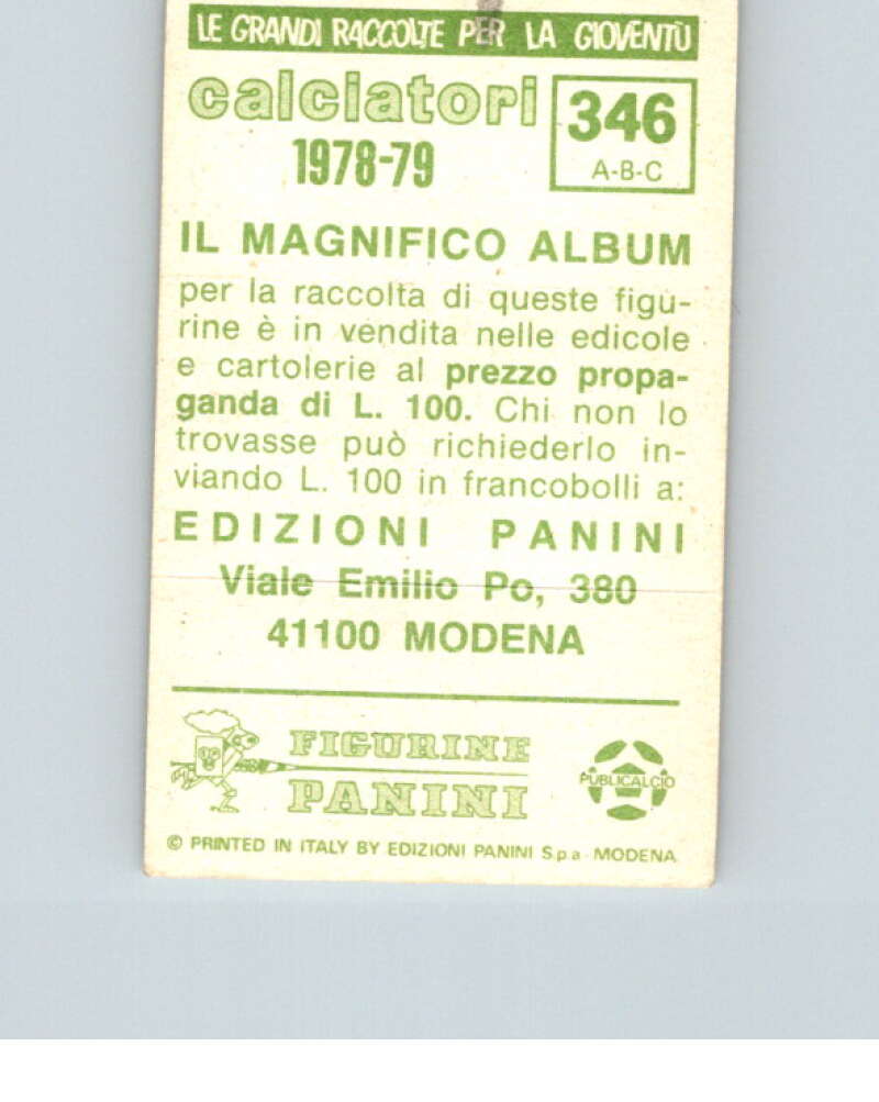1978-79 Panini Calciatori Soccer #346 Madde, Speggiorin, Valentini V28361
