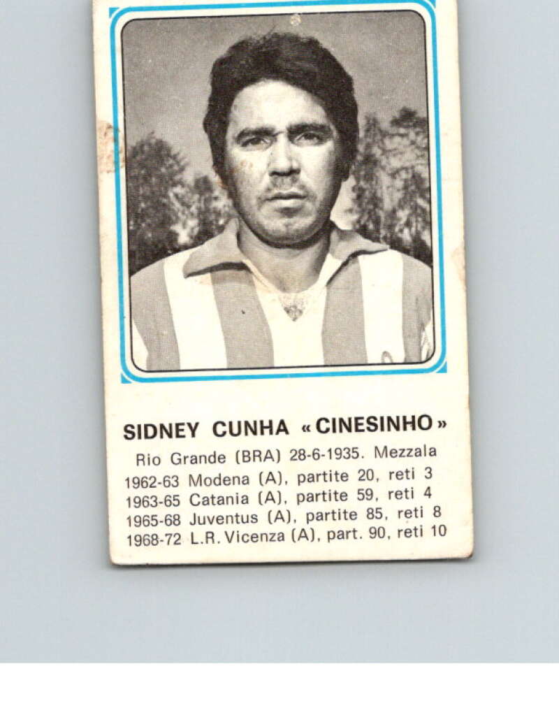 1978-79 Panini Calciatori Soccer #361 Sidney Cunha "Cinesinho" V28369