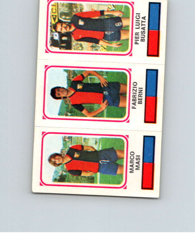 1978-79 Panini Calciatori Soccer #365 Masi, Berni, Busatta V28371