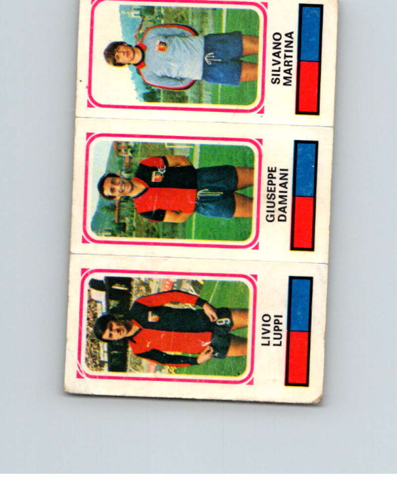 1978-79 Panini Calciatori Soccer #367 Luppi, Damiani, Martina V28375