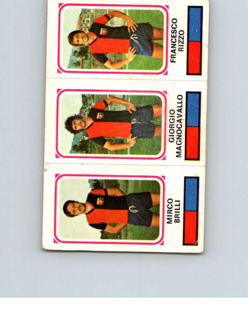 1978-79 Panini Calciatori Soccer #368 Brilli, Magnocavallo, Rizzo V28376