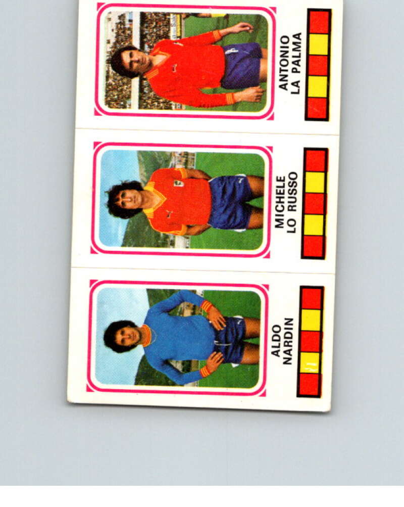 1978-79 Panini Calciatori Soccer #374 Nardin, Lo Russo, La Palma V28377