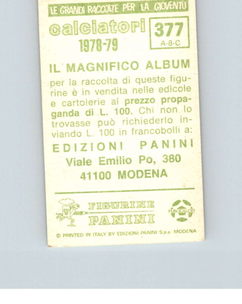 1978-79 Panini Calciatori Soccer #377 Loddi, Magistrelli, Vannucci V28379