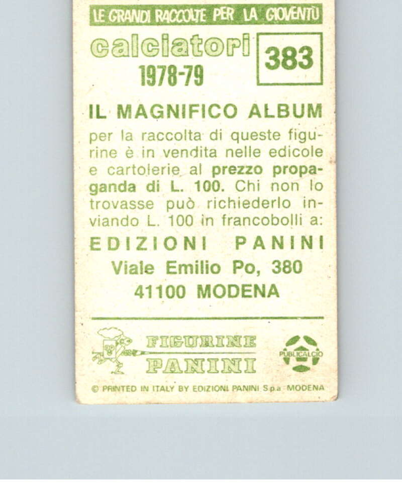 1978-79 Panini Calciatori Soccer #383 Monza V28380