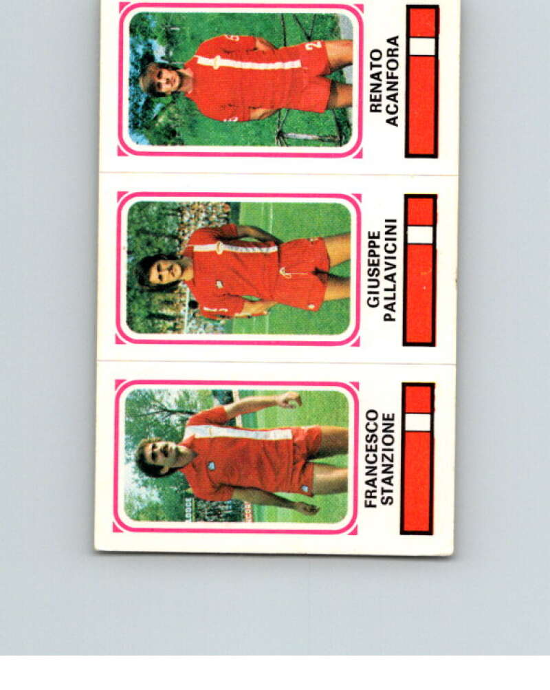 1978-79 Panini Calciatori Soccer #385 Stanzione, Pallavicini, Acanfora V28383