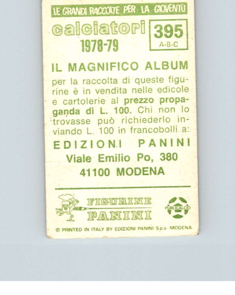 1978-79 Panini Calciatori Soccer #395 Calcagni, Colzato,De Risio V28389