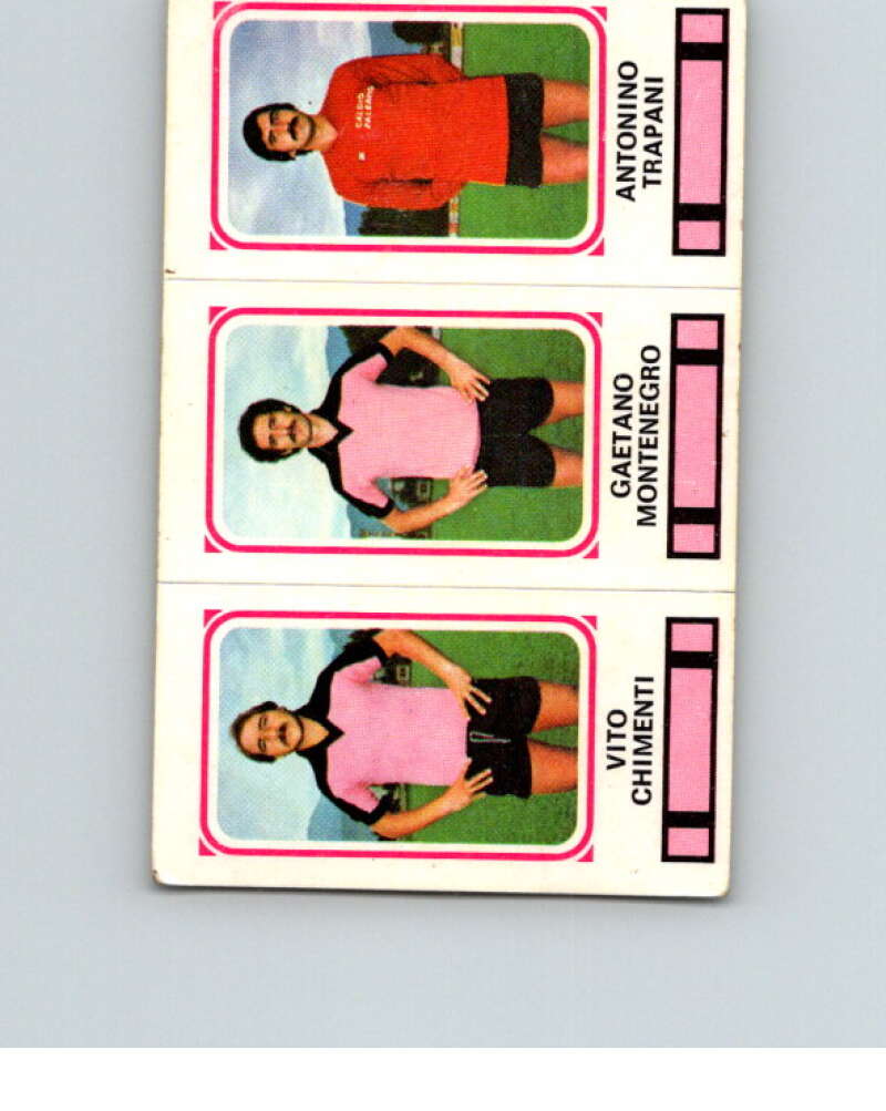 1978-79 Panini Calciatori Soccer #407 Chimenti, Montenegro, Trapani V28393