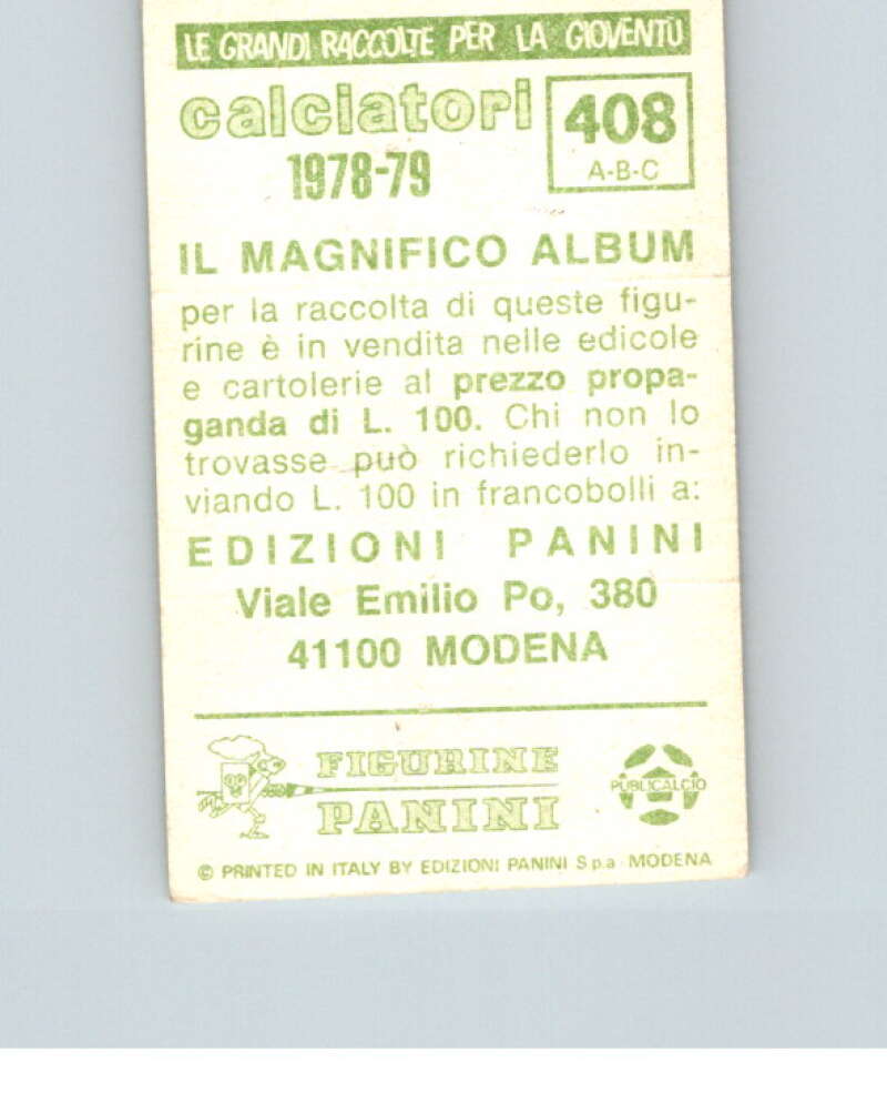 1978-79 Panini Calciatori Soccer #408 Iozzia, Vermiglio, Conte V28394