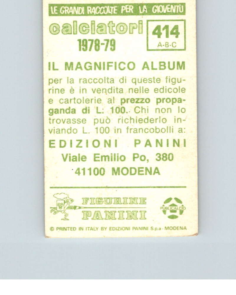 1978-79 Panini Calciatori Soccer #414 Recchi, Motta, Gamba V28396