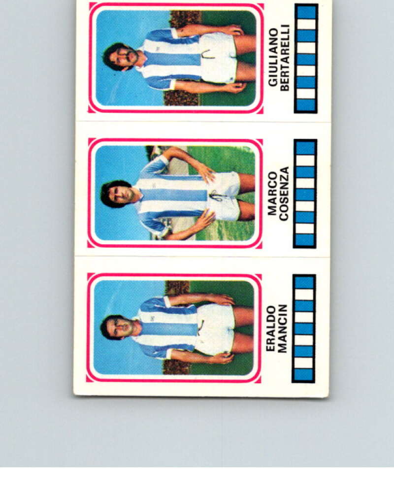 1978-79 Panini Calciatori Soccer #418 Mancin, Cosenza, Bertarelli V28397