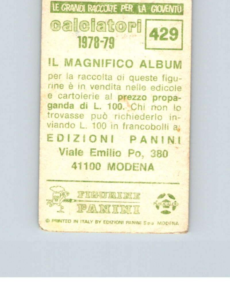 1978-79 Panini Calciatori Soccer #429 Francesco Liguori V28404