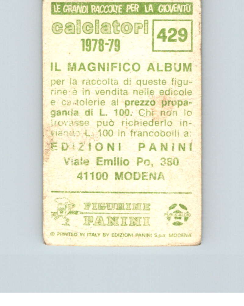 1978-79 Panini Calciatori Soccer #429 Francesco Liguori V28405