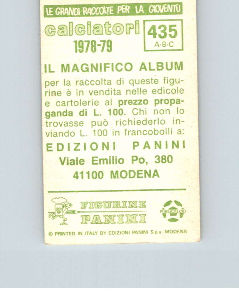 1978-79 Panini Calciatori Soccer #435 Vianello, Grezzani, Mazzoni V28410