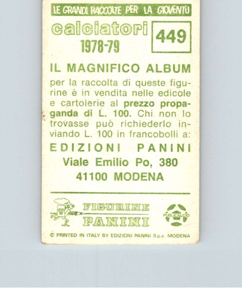 1978-79 Panini Calciatori Soccer #449 Giambattista Moschino V28414