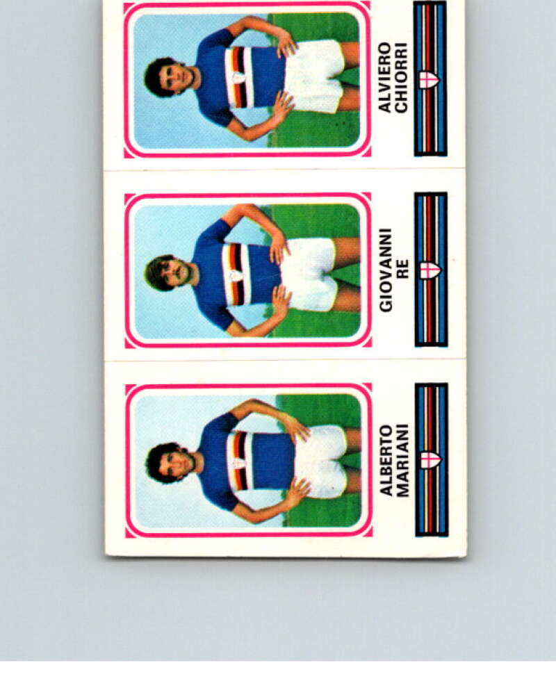 1978-79 Panini Calciatori Soccer #458 Mariani, Re, Chiorri V28420