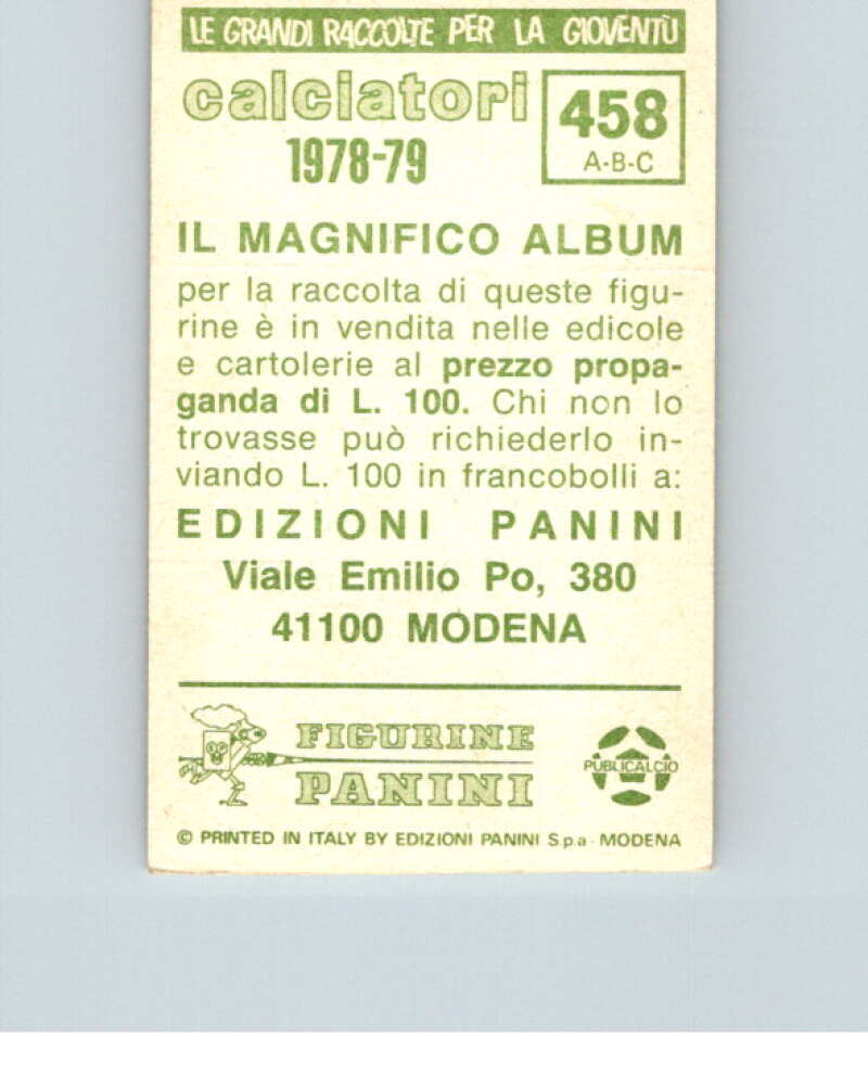1978-79 Panini Calciatori Soccer #458 Mariani, Re, Chiorri V28420